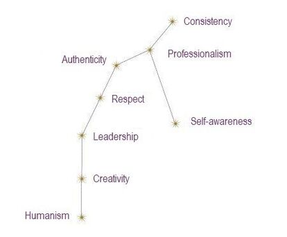 Here are the values of the Perseus team